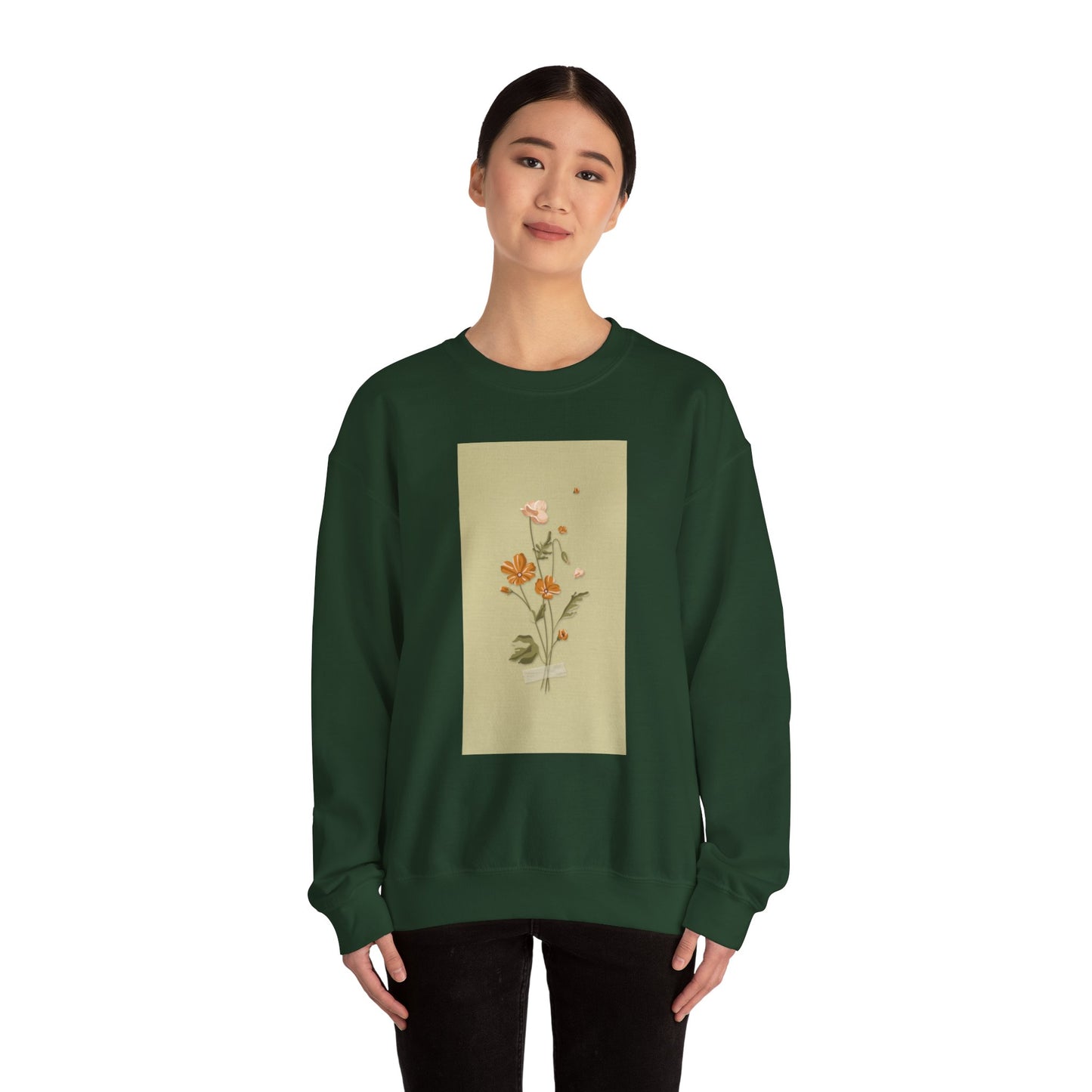 Wildflower Poster Crewneck Sweatshirt