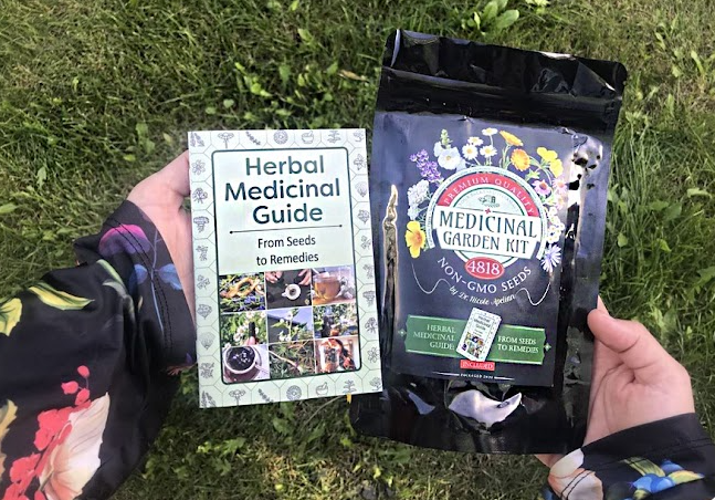 Medicinal Garden Kit w/ Herbal Medicine Guide